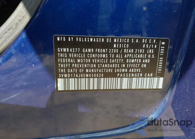 3VWD17AJ6EM436626: 43094269