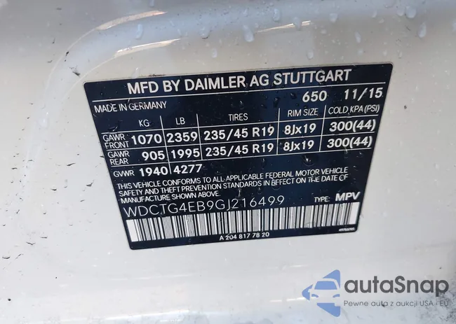 WDCTG4EB9GJ216499: 43094332