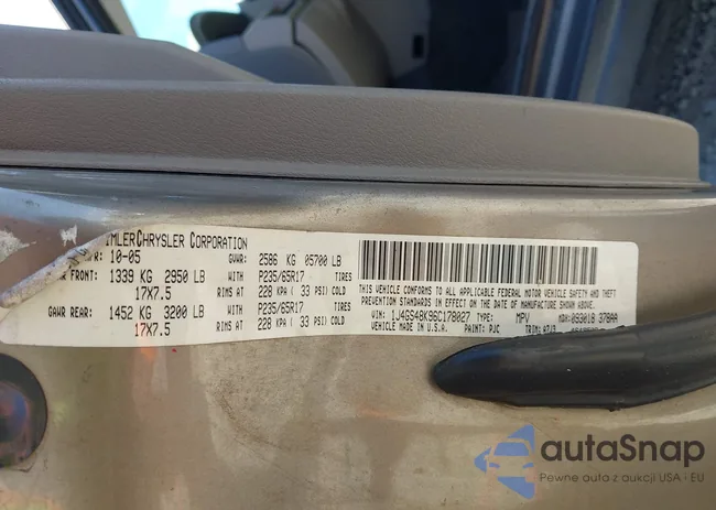 1J4GS48K96C178027: 43094410