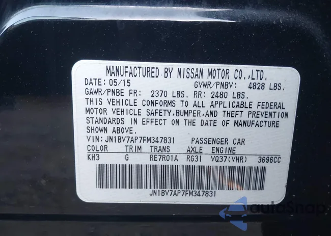 JN1BV7AP7FM347831: 43094483