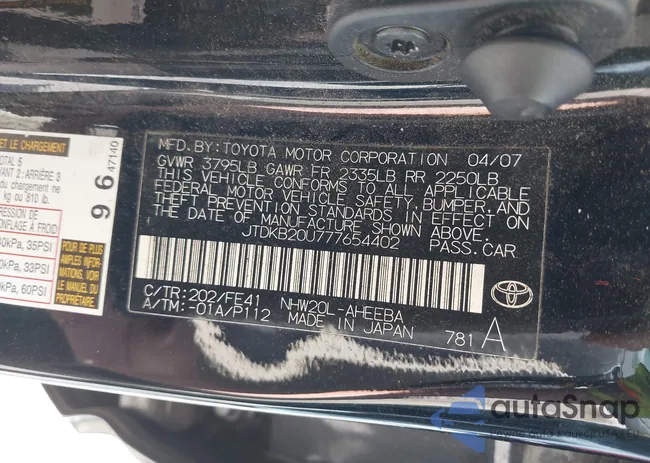 JTDKB20U777654402: 43094525