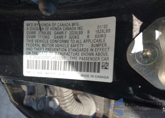 2HGFC2F87LH533250: 43094655