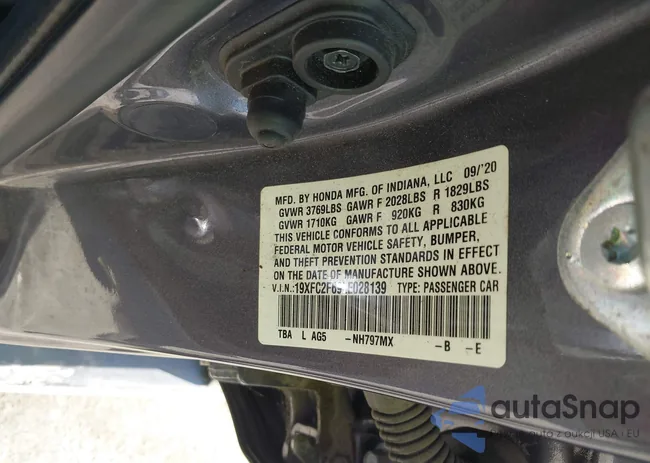 19XFC2F69LE028139: 43093829