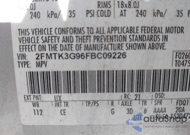 2FMTK3G96FBC09226: 43093924