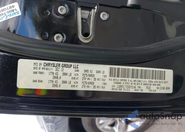 1C6RR7LT7DS572146: 43095309