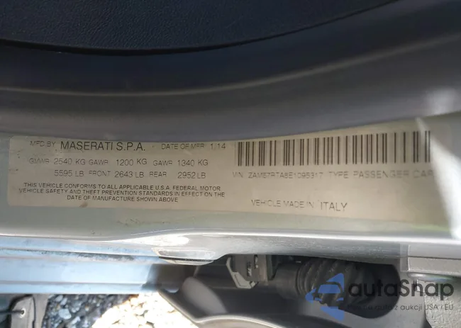 ZAM57RTA8E1095317: 43095312