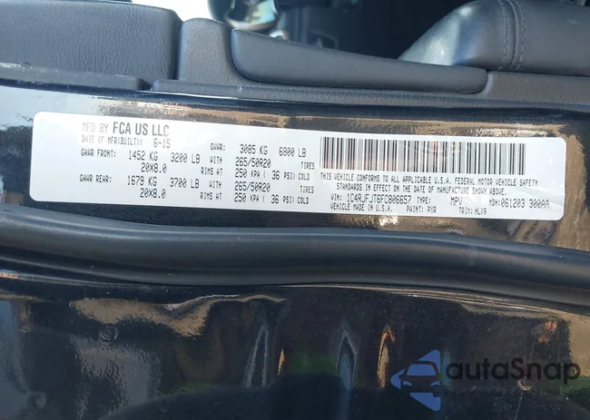 1C4RJFJT6FC806657: 43095534