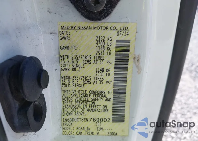 1N6BD0CT8EN769002: 43095656