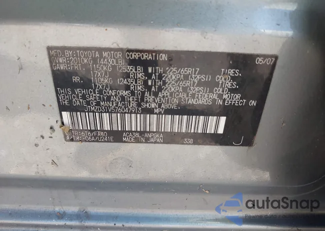 JTMZD31V576047913: 43094751