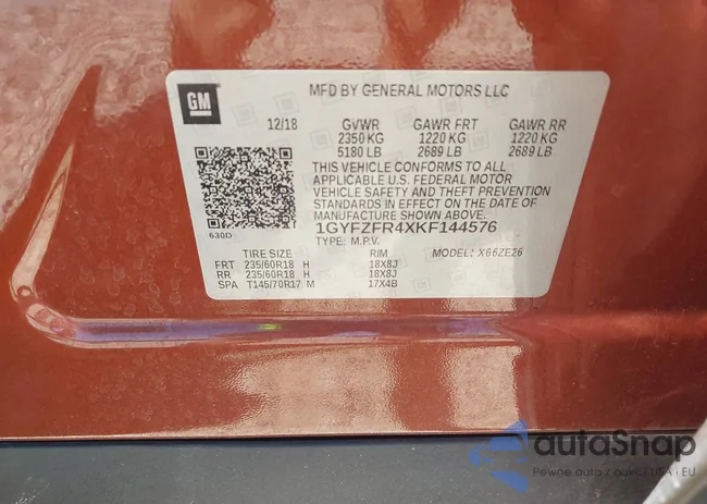 1GYFZFR4XKF144576: 43095045