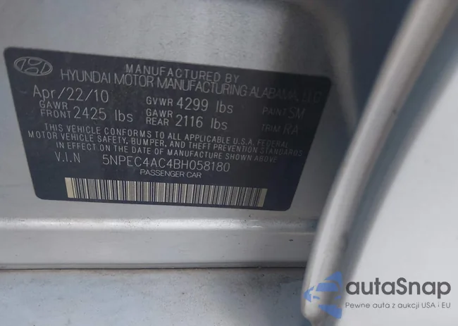 5NPEC4AC4BH058180: 43096252