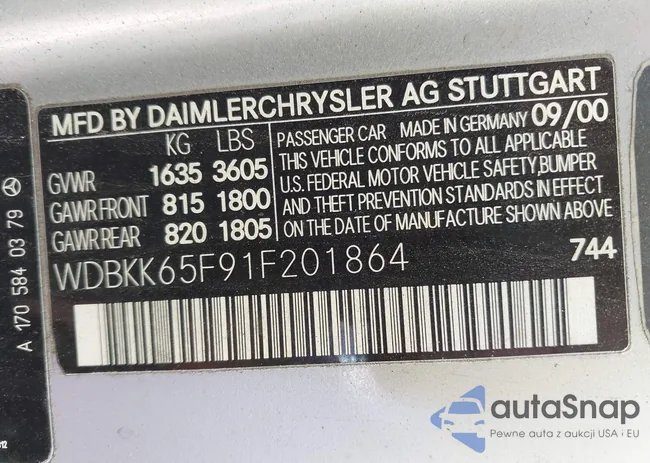 WDBKK65F91F201864: 43096366