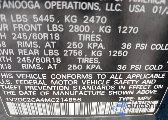 1V2DC2CA4MC214856: 43096413