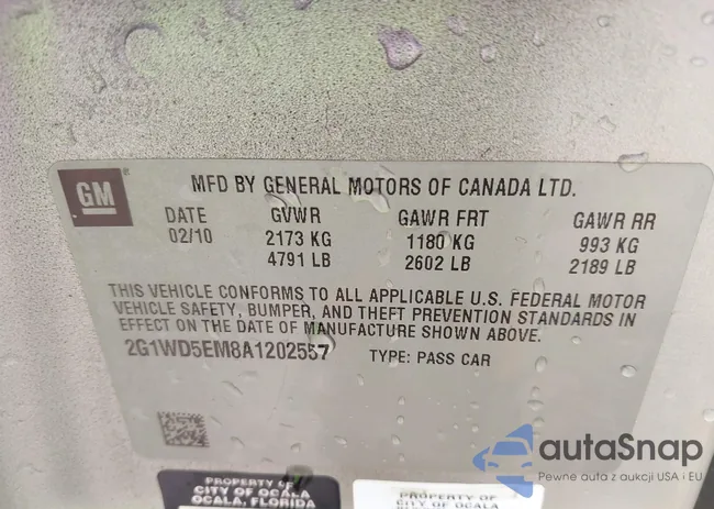 2G1WD5EM8A1202557: 43096635