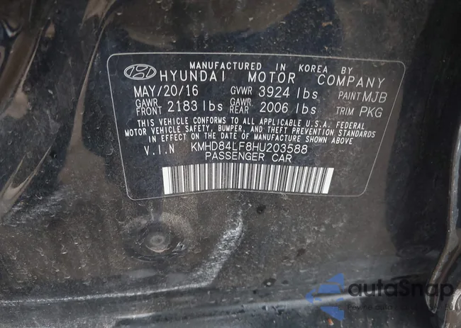 KMHD84LF8HU203588: 43095777