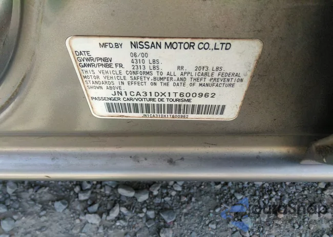 JN1CA31DX1T600962: 43095936