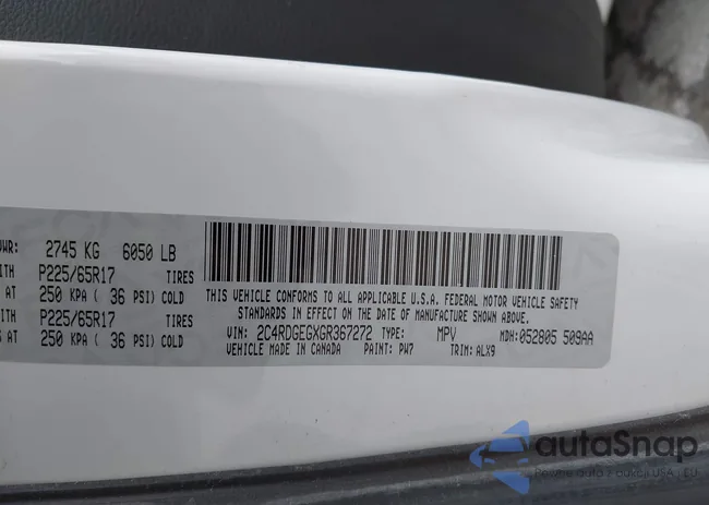 2C4RDGEGXGR367272: 43096043