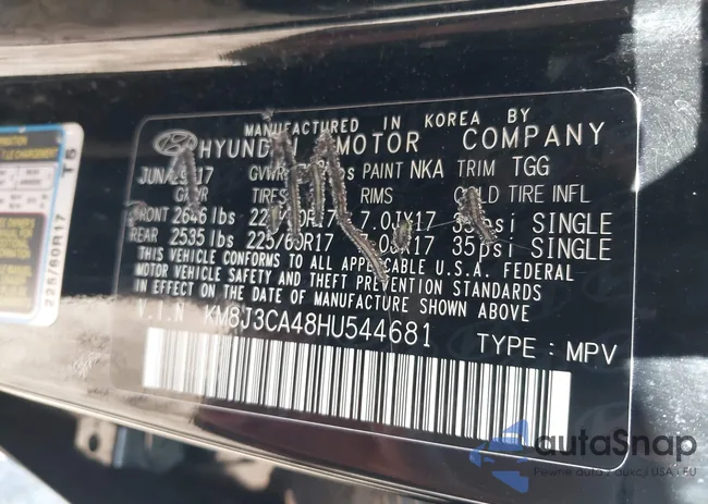 KM8J3CA48HU544681: 43096050