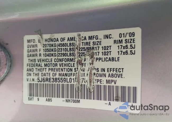 5J6RE38559L010278: 43096071