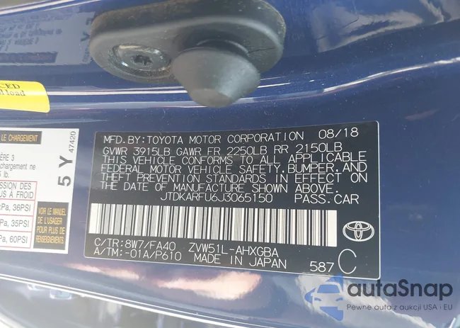 JTDKARFU6J3065150: 43097413