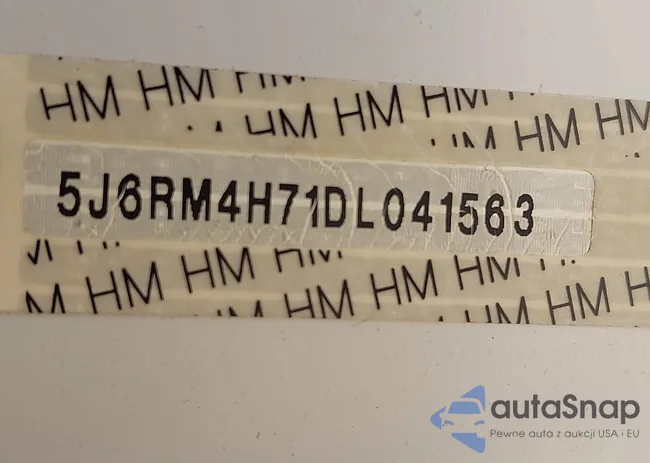 5J6RM4H71DL041563: 43097513