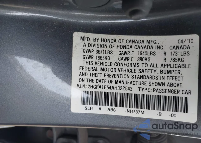 2HGFA1F54AH322543: 43097728