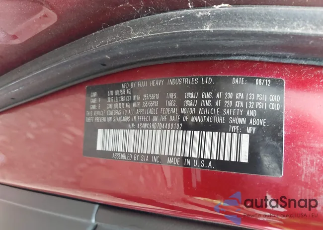 4S4WX9HD7D4400102: 43097112