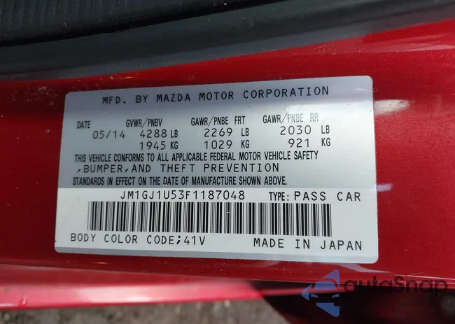 JM1GJ1U53F1187048: 43098385