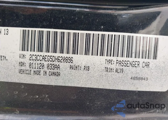 2C3CCAEG5DH620896: 43098474