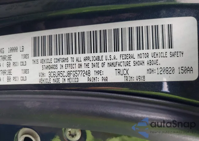 3C6UR5CJ8FG577248: 43098523