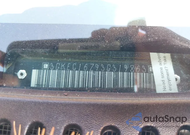 3GKEC16Z93G319863: 43098568