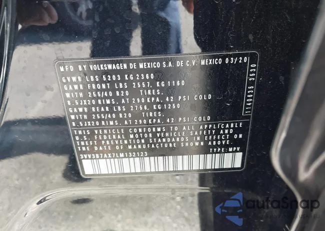 3VV3B7AX7LM132123: 43098617