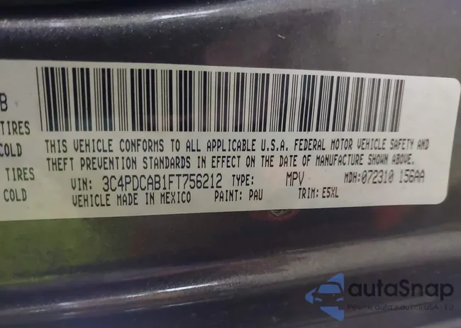 3C4PDCAB1FT756212: 43097958