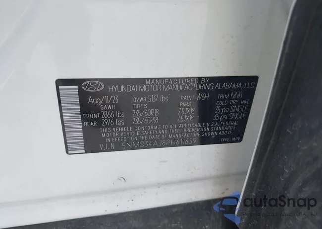 5NMS34AJ8PH611659: 43097977