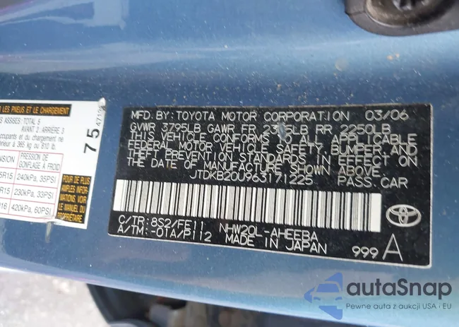 JTDKB20U963171225: 43098034