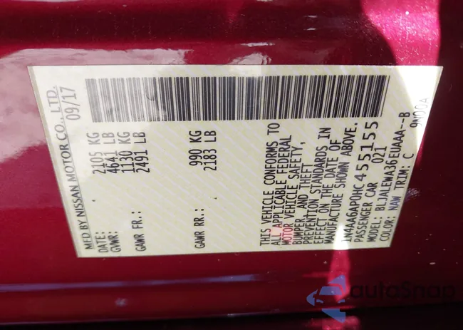 1N4AA6AP0HC455155: 43099132