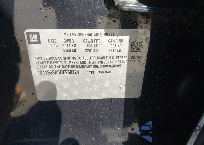 1G11E5SA5DF268224: 43099247