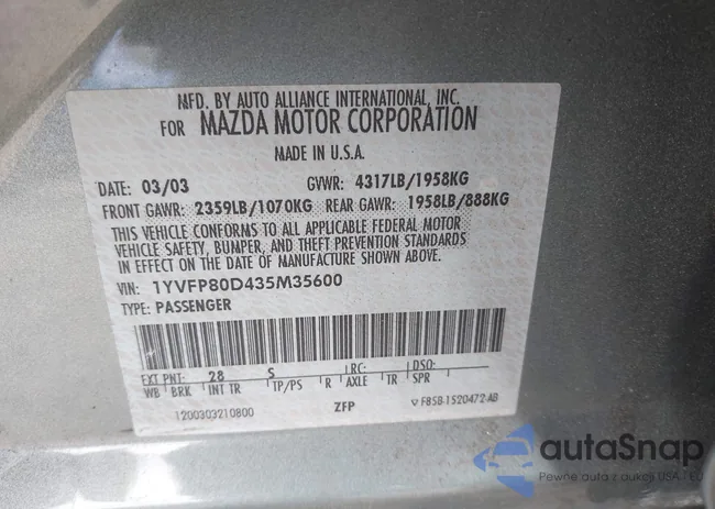 1YVFP80D435M35600: 43099286