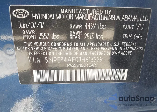 5NPE34AF0JH613229: 43099414