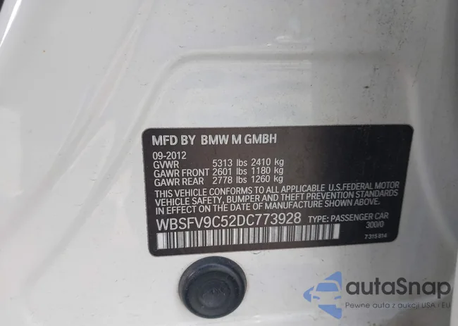 WBSFV9C52DC773928: 43099493