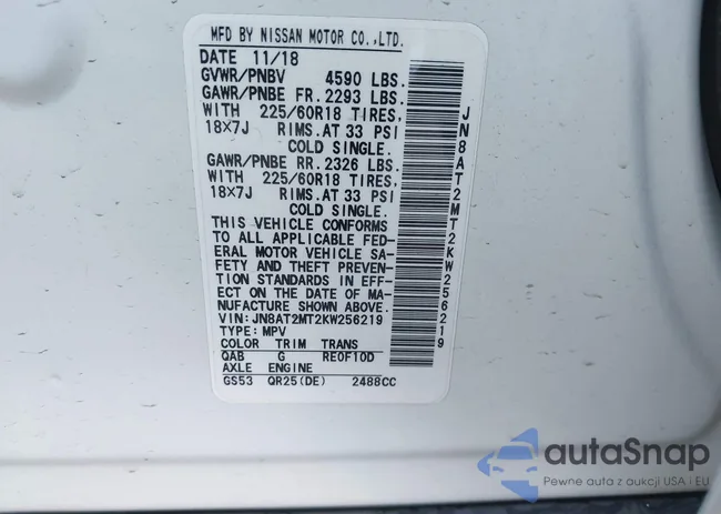 JN8AT2MT2KW256219: 43099682