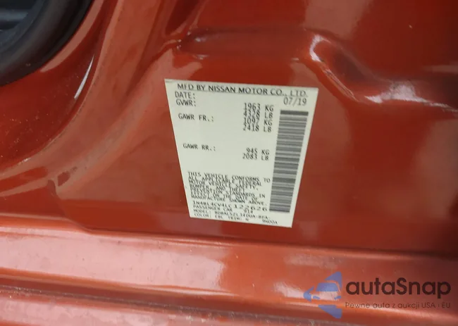 1N4BL4CV4LC122626: 43099080