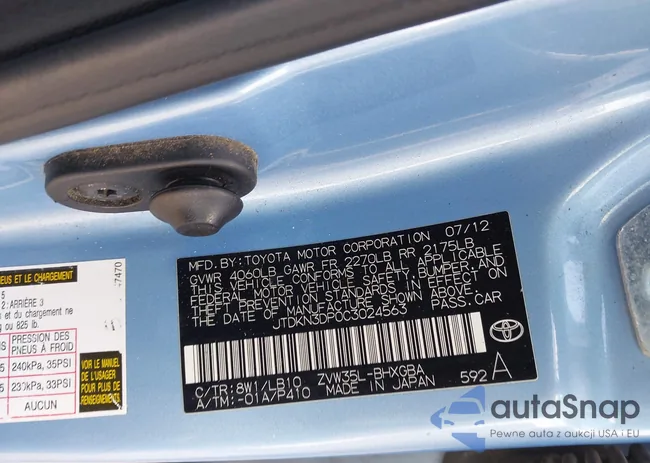 JTDKN3DP0C3024563: 43099763