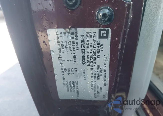 1GNDV231X8D101366: 43101199