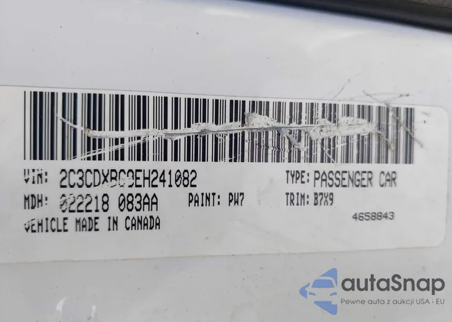 2B3CL3CG8BH548620: 43101444