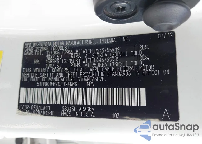 5TDDK3EH7CS124666: 43101537