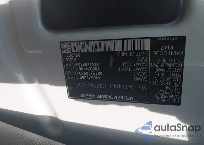 W1Y40CHY3MT057838: 43100891