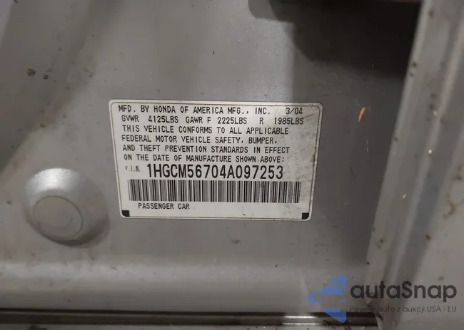 1HGCM56704A097253: 43102244