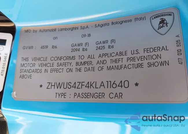 ZHWUS4ZF4KLA11640: 43102249