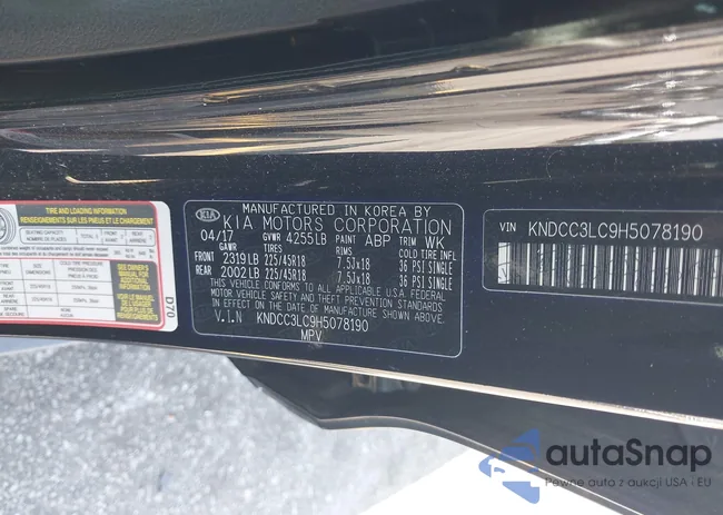 KNDCC3LC9H5078190: 43102352